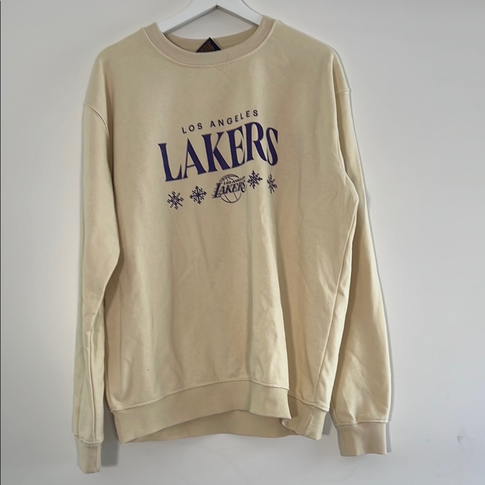 Los Angeles Lakers Cream Sweater